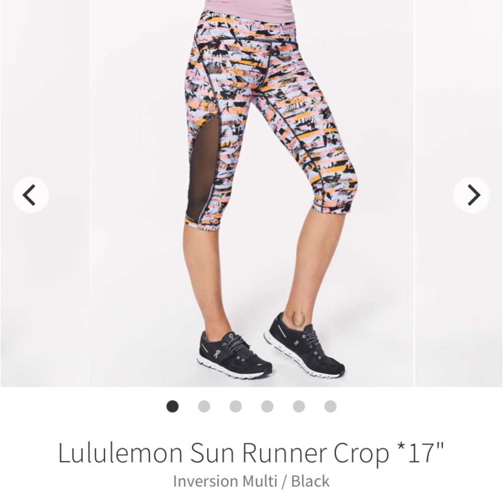 Lululemon Sun Runner Crop *17"